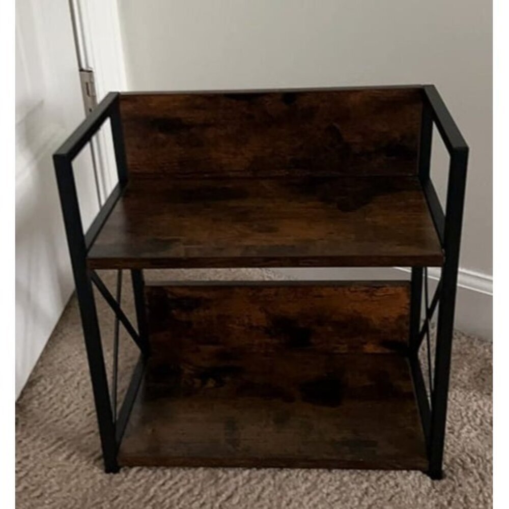 New Coffee Bar Accessories Organizer, Spice Rack Organizer, Wooden Kitchen Count